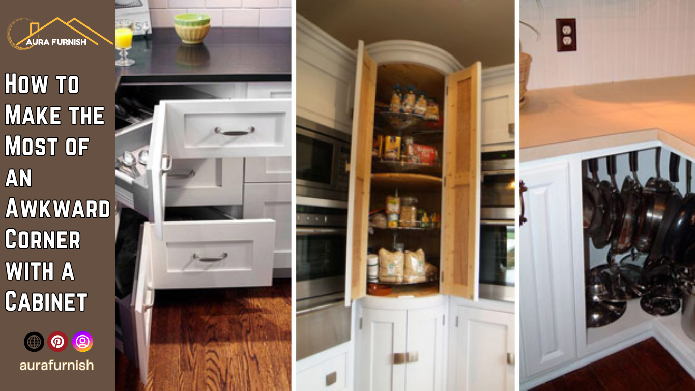 How to Make the Most of an Awkward Corner with a Cabinet